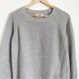 Old Navy waffle grey sweater